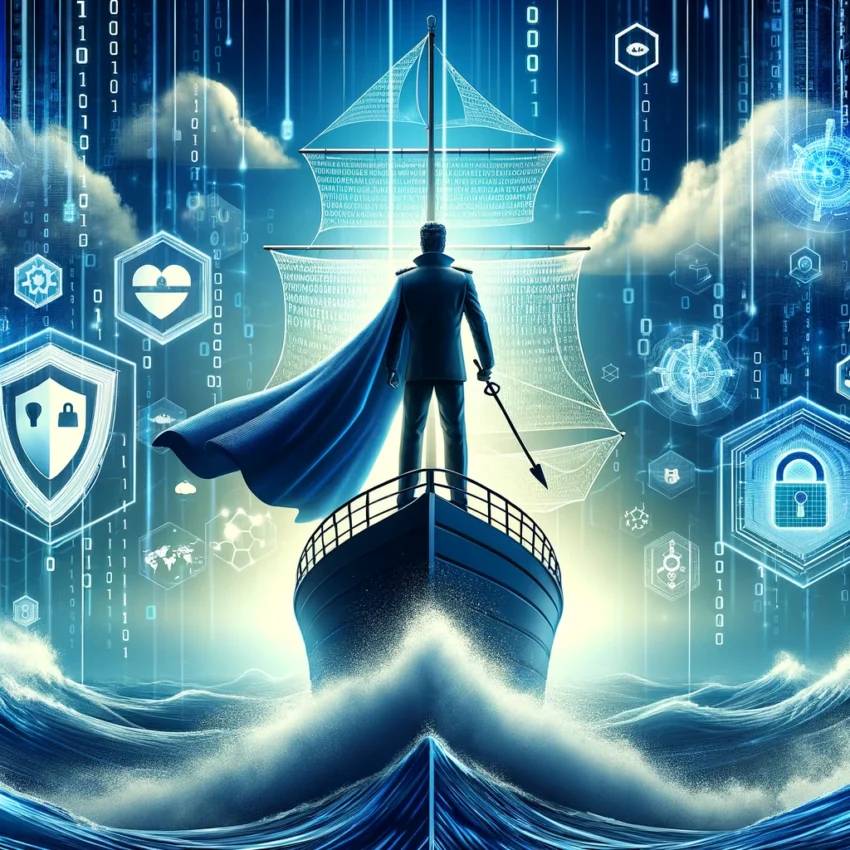 An image that symbolizes cybersecurity leadership.